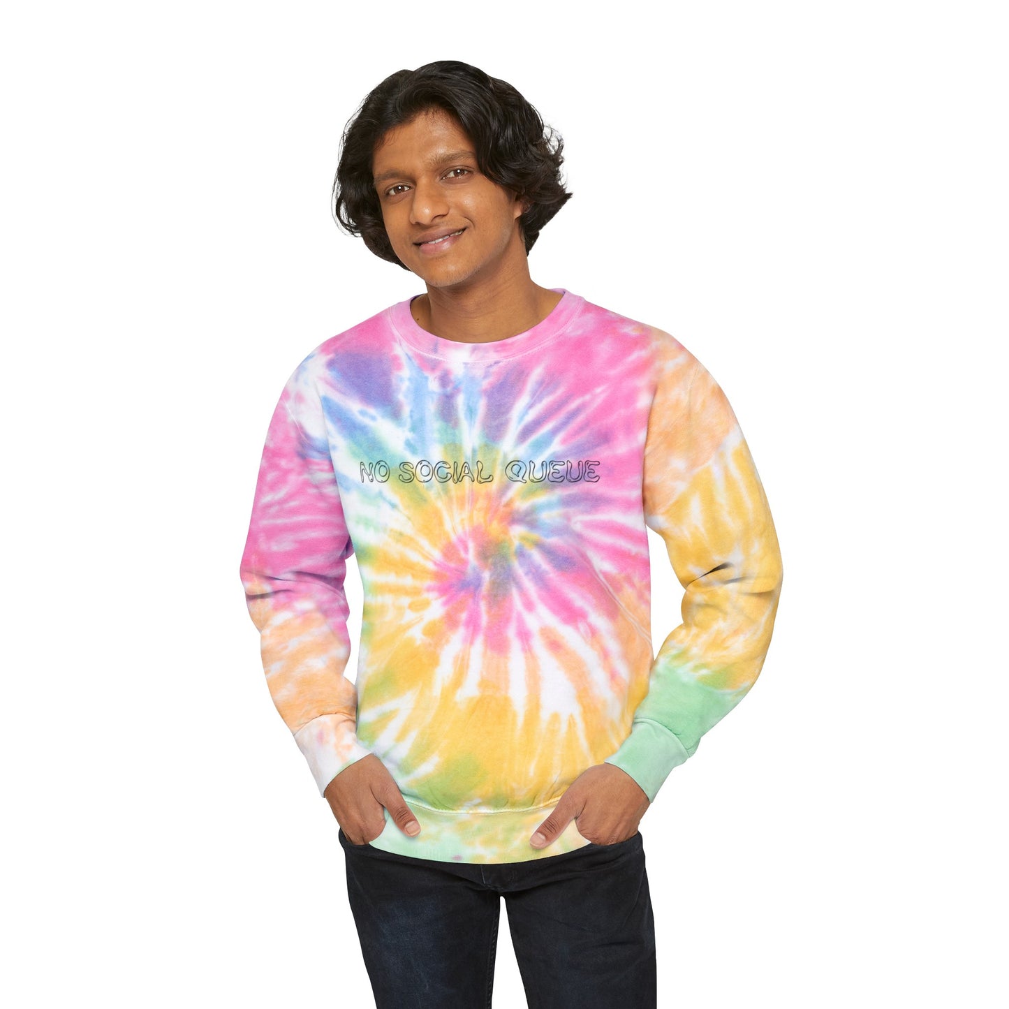 NSQ "Have A Nice Trip" Tie-Dye Crewneck