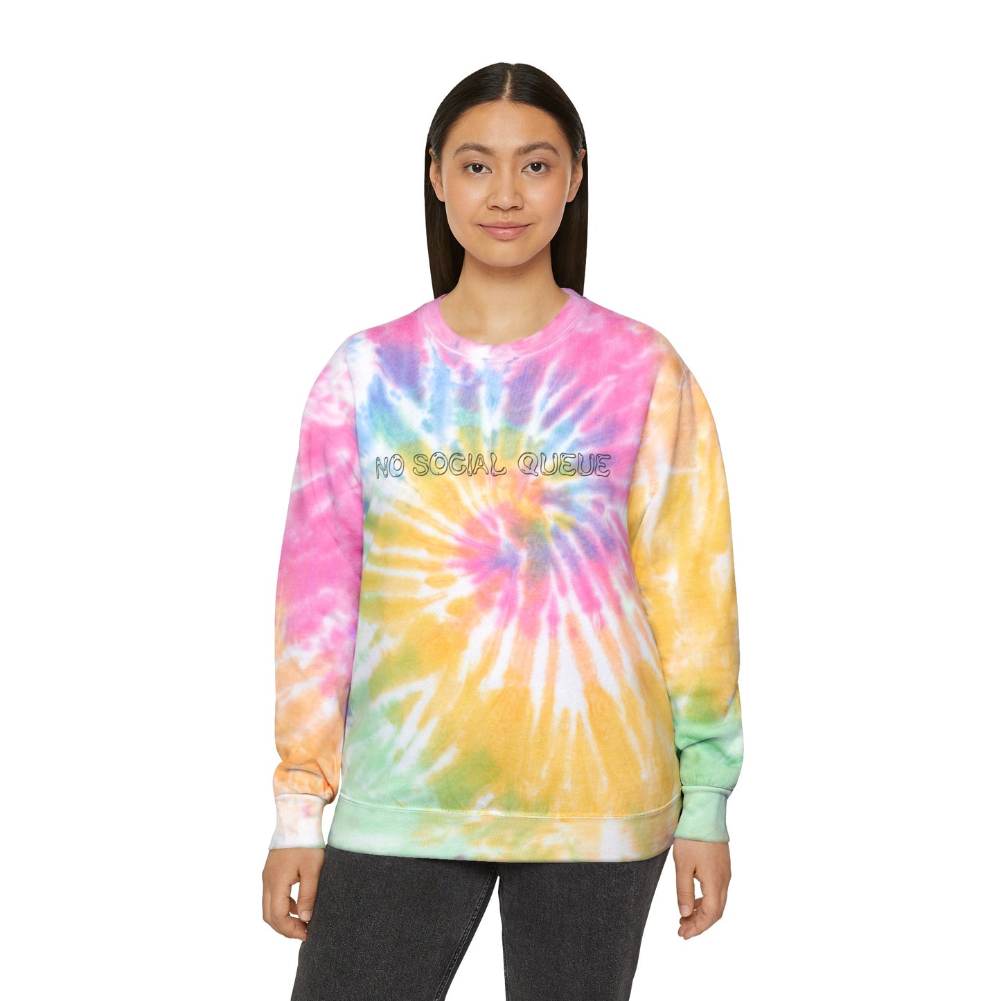 NSQ "Have A Nice Trip" Tie-Dye Crewneck