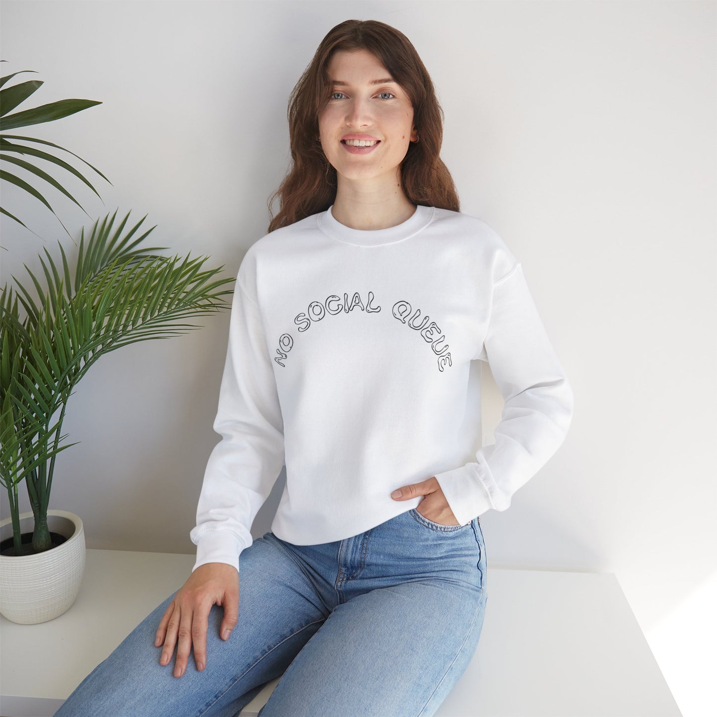 No Social Queue Sweatshirt